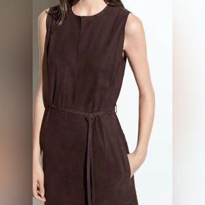 Vince Suede Lambskin Dress